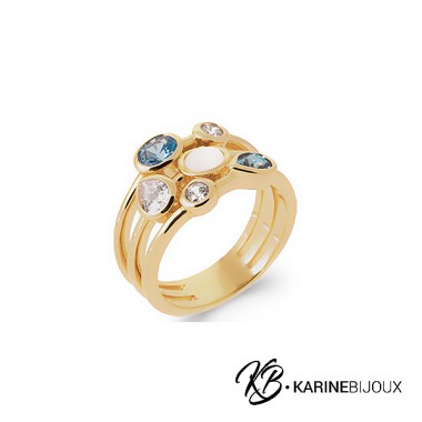 Bague Luna pierre de lune...