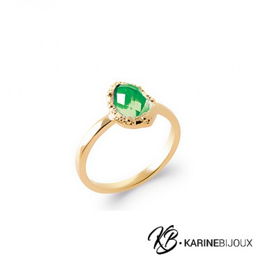 Bague Kleriva pierre verte...