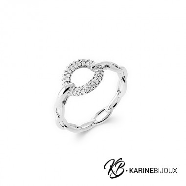 Bague Houston anneau chaîne...