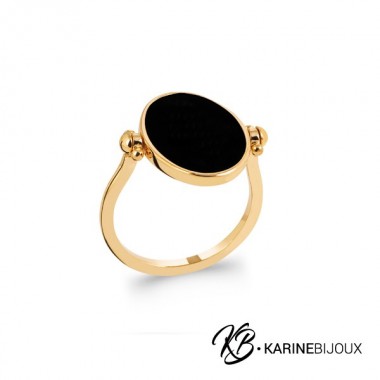 Bague Nina réversible Email...