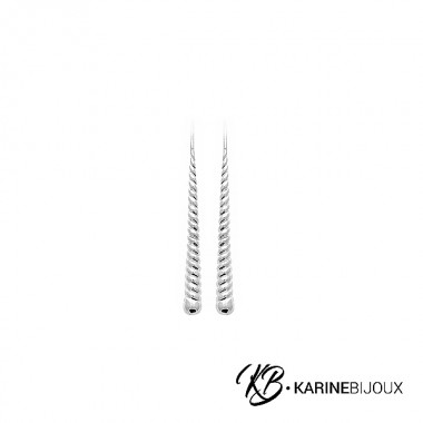 Boucles pendantes tiges...