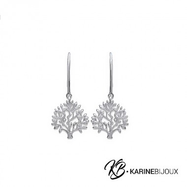 Boucles pendantes arbres de...