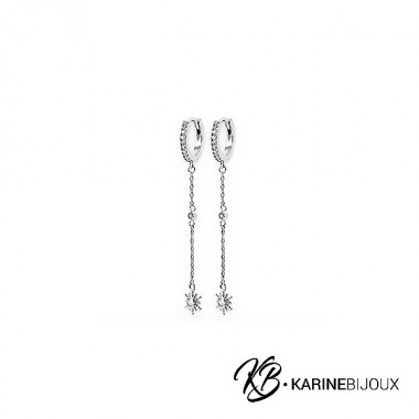 Boucles d'oreilles chaînes...