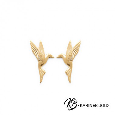 Boucles puces Diana colibri...