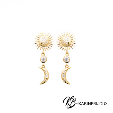 Boucles pendantes Diana...