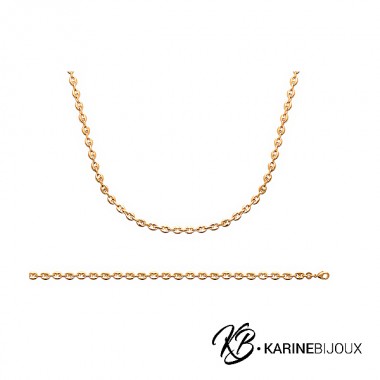 Chaîne collier Lina grain...