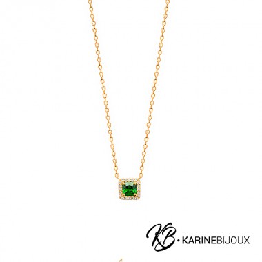 collier pavé lumineux vert...