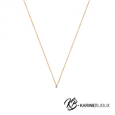 solitaire collier Angelina...
