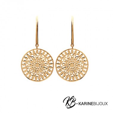 Boucles pendantes soleil...