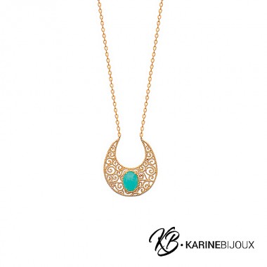 Collier Devika filigrane et...