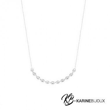 Collier Iris grains de café...