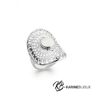 Bague calista Argent et...