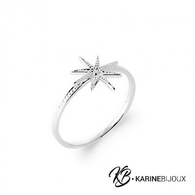 Bague étoile argent Kellina.