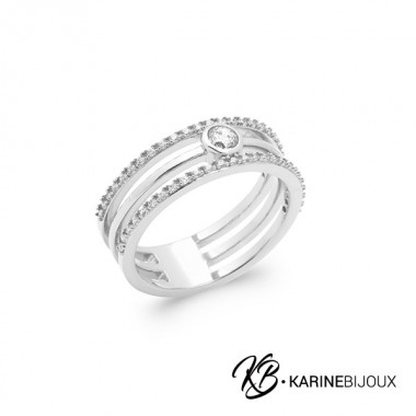 Bague Atlanta trois anneaux...