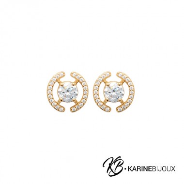 Puces d'oreilles diamantés...