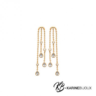 Boucles chaînettes longues...