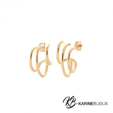 Boucles triple anneaux...