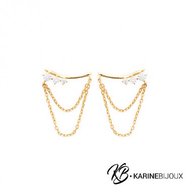 Boucles lobes d'oreilles...