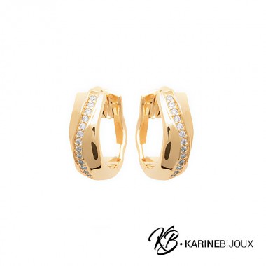 Petites créoles plaqué or...