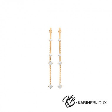 Boucles d'oreilles longues...