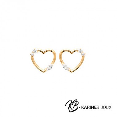 Boucles d'oreilles cœur...