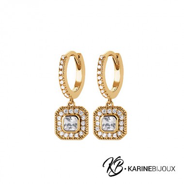 Petites créoles zirconiums...