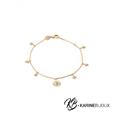 Bracelet breloques étoiles...