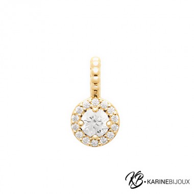 Pendentif solitaire...