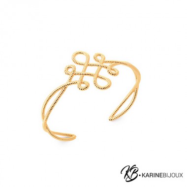 Bracelet rigide torsadé...