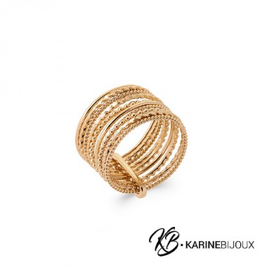 Bague Jodie 10 anneaux...