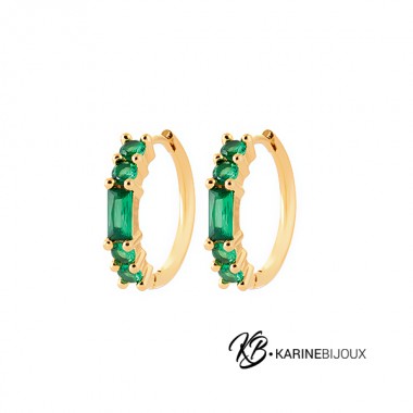 Créoles oxydes verts...