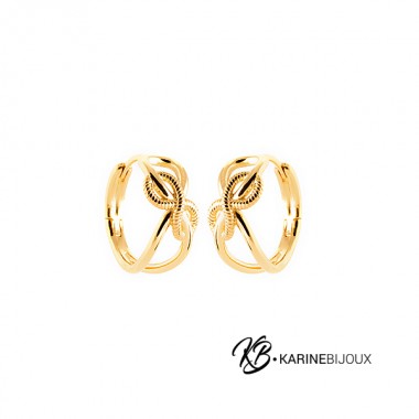 Boucles d'oreilles créoles...