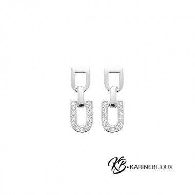 Boucles d'oreilles argent...