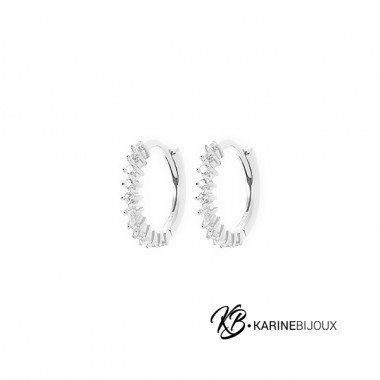 Petites Créoles argent et...