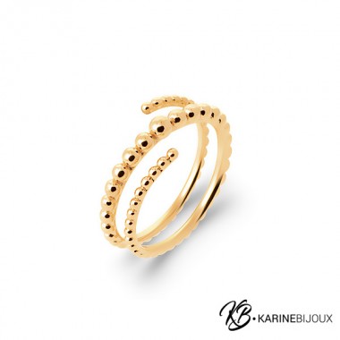 Bague Horizon boules...