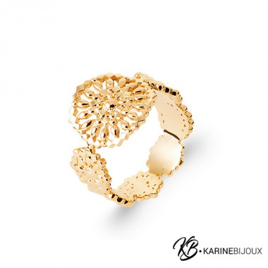Bague "Rosace"  Dentelle...