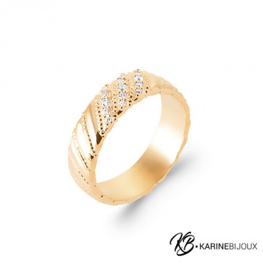 Bague "Lyna" Anneau large...