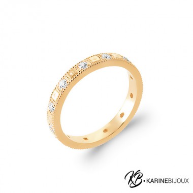 Bague "Zénith" Anneau à...