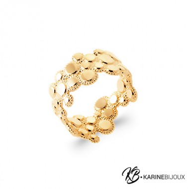 Bague "Galet" Anneau large...