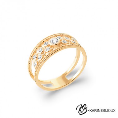 Bague "Lumina" Double...