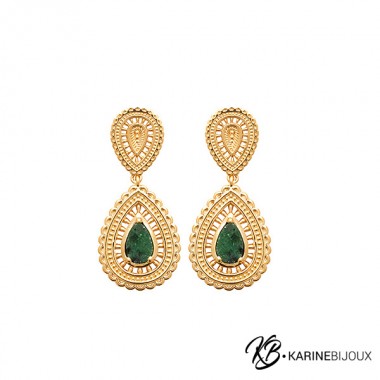 Boucles d'Oreilles Plaqué...