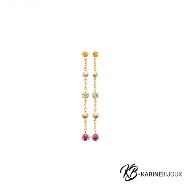 Boucles chaînettes Plaqué...