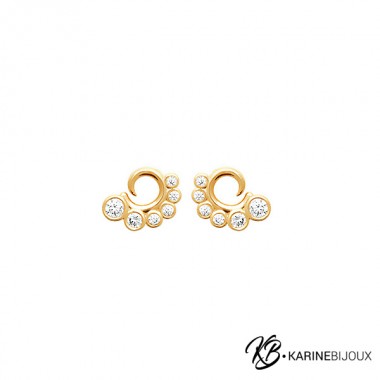 Puces d'Oreilles Plaqué Or...