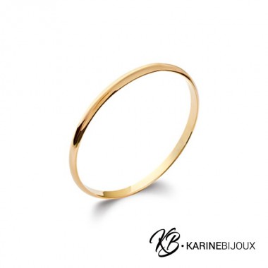 Jonc Plaqué Or Line