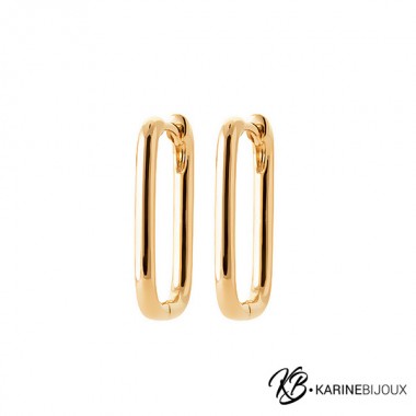 Créoles Plaqué Or 18 Carats...