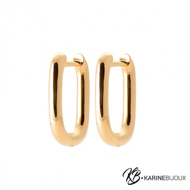 Créoles Plaqué Or 18 Carats...