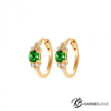 Créoles Plaqué Or 18 Carats...