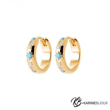 Créoles Plaqué Or 18 Carats...