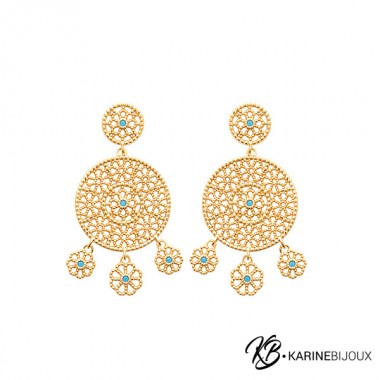 Boucles d'oreilles Plaqué...