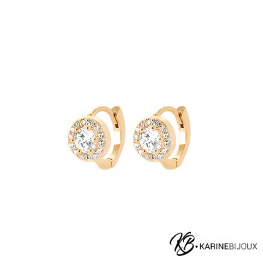 Boucles Plaqué Or 18 Carats...